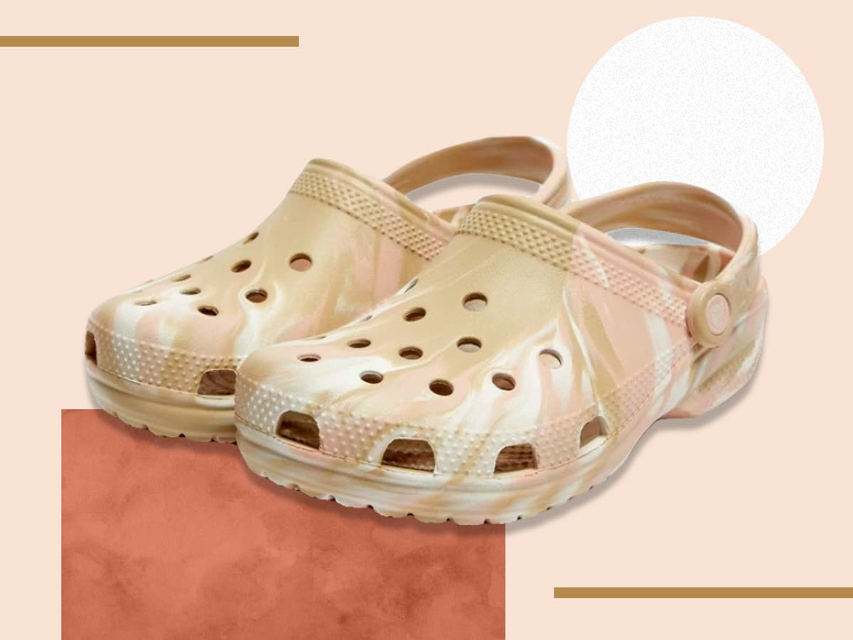 Where to buy Crocs chai and pink marble TikTok famous clogs | The